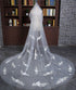 Wedding Veils with Appliques Accessories for Brides 3 meters Length